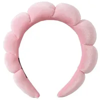 yozhiqu Haarband Spa-Stirnband, wiederverwendbares Make-up- und Hautpflegezubehör zum, Beim Waschen des Gesichts verwenden- ideal für Frauen und Mädchen rosa