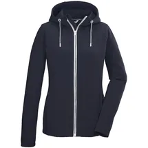 KILLTEC Damen Powerstretchjacke mit Kapuze KOS 33 WMN FLX JCKT, nachtblau, 38,
