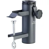 Royal Gardineer Universal Stahl-Sonnenschirmhalter für Geländer bis 70 mm, Ø bis 50 mm