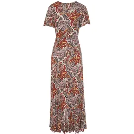 LASCANA Maxikleid Druckkleid Mehrfarbig 36
