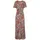 LASCANA Maxikleid Druckkleid Mehrfarbig 36