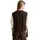 Marc O'Polo relaxed fit, Weste aus Baumwoll-Lyocell-Mix, Dunkelbraun, XL