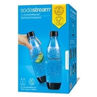 Sodastream Fuse PET-Flasche 2 x 1 l schwarz