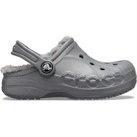 Crocs Kids’ Baya Lined Clog 33-34 EU Charcoal/Charcoal - 33/34 EU