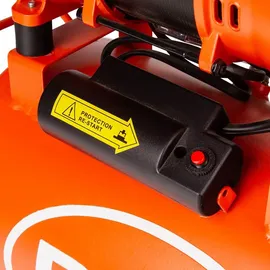 BJC Druckluft Kompressor 24L 8 BAR Ölfrei Luftkompressor 2 Kolben Flüsterkompressor Abschaltautomatik