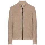CAMEL ACTIVE Strickjacke aus einem soften Baumwollmix in Hafer | Gr.: L (50/52)