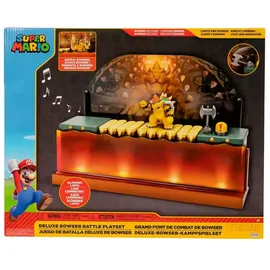 Jakks Pacific Super Mario Deluxe Bowser Battle-Spielzeug 6cm