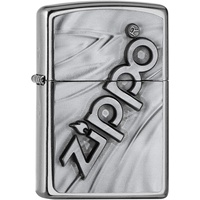 Zippo 2006883 The Logo 2020 Feuerzeug, Messing, Individual Design, Original Pocketsize