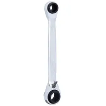 KS Tools 4 in 1 GEARplus umschaltbar Doppel-Ratschenringschlüssel 4-tlg.