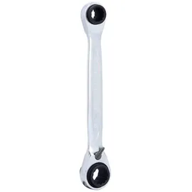KS Tools 4 in 1 GEARplus umschaltbar Doppel-Ratschenringschlüssel 4-tlg.