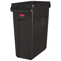 Rubbermaid Slim Jim 60l schwarz