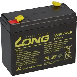 KungLong Set Bleiakku und Ladegerät 6V 7Ah 0,6A Lader