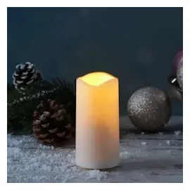 MARELIDA LED Mini Kerze 10 cm weiß