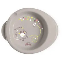 Chicco Warmy Baby- und Kleinkindteller für warme Speisen, Thermo-Kinderteller-Set mit Heißwasserbehälter, Entwöhnungsgeschirr Teller mit rutschfestem Boden und ergonomischem Design, 0% BPA, 6+ M, Grau