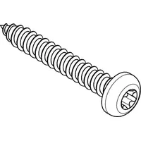 Industrial Quality Supplies DIN 7981 Linsen-Blechschraube, ST galZn -C
