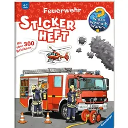 Ravensburger Stickerheft Wieso? Weshalb? Warum? Feuerwehr