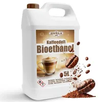 Bioethanol 96,6% 5L | Bio Alkohol Kaffeeduft 96,6% 5L | Bioethanol für Kamin, Tischkamin, Bioethanol Kamin | Bioethanol Kaffeeduft | Saubere Verbr...