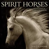 Flame Tree Spirit Horses 2026 Wall Calendar by Tony Stromberg