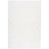 Kayoom Teppich in Weiß, 100% Polyester - 150x80cm (LxB) weiß