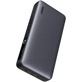 Aukey SprintX (20000 mAh, 65 W, 74 Wh), Powerbank, Schwarz
