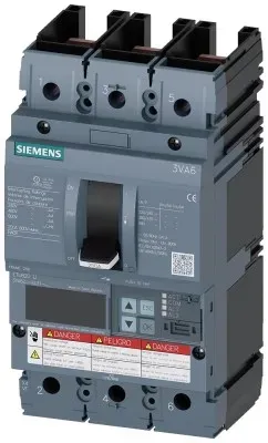 Siemens 3VA6225-7KL31-0AA0 Leistungsschalter 3VA6 UL Frame 250 Schaltvermögenklasse C 100kA @ 480V 3-polig 3VA62257KL310AA0