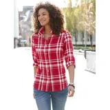 Casual Looks WITT WEIDEN Flanellbluse in rot-camel-kariert | Gr.: 38