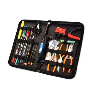 Werkzeug Set Computer PC Service Kit Toolkit Werkzeugtasche 18 tlg ZD906 löten