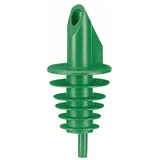 ich-zapfe Ausgiesser, Ausgießer - BILLY, für Flaschen 0,5-,5 lt, Grün, Mit 5 Lamellen