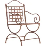 CLP Lotta Gartenstuhl 56 x 53 x 92 cm antik-braun