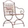 CLP Lotta Gartenstuhl 56 x 53 x 92 cm antik-braun