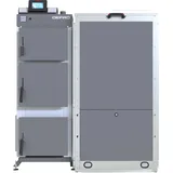 Defro Komfort Ekopell 25 kW mit Scheitholzfunktion