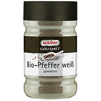 Kotanyi Bio Pfeffer weiß gemahlen Gewürze für Großverbraucher und Gastronomie Gourmetdose, 710 g