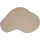 Woood Teppich Alya aus Kunstfasern, modern, organische Form, beige, 170x240 cm