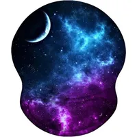 AOKSUNOVA Ergonomisches Mauspad mit Gelkissen Handgelenkauflage Bunt