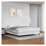 vidaXL Boxspringbett 180 x 200 cm Weiß