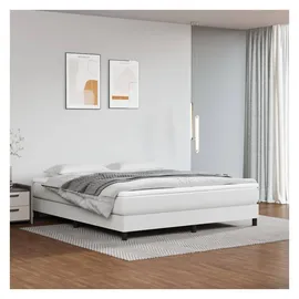 vidaXL Boxspringbett 180 x 200 cm Weiß