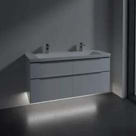 Villeroy & Boch Subway 3.0 Badmöbel-Set 130 cm, 4 Auszüge, Badmöbel,