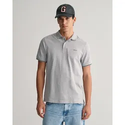 Poloshirt »TIPPING SS PIQUE POLO«, Gr. XXL, GREY MELANGE, , 52631243-XXL