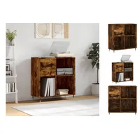 VidaXL Plattenschrank Räuchereiche 84,5x38x89 cm Holzwerkstoff