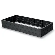 Prosperplast Base Woody 149 x 75,6 x 25 cm Anthrazit