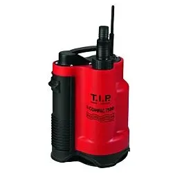 T.I.P. Schmutzwasser Drainage Tauchpumpe - 7.500 l/h,  5 m Förderhöhe, 400 W, vertikaler Ausgang, I-Compac 7500, 30190