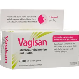 Dr. Wolff Vagisan Milchsäurebakterien mit Biotin Kapseln