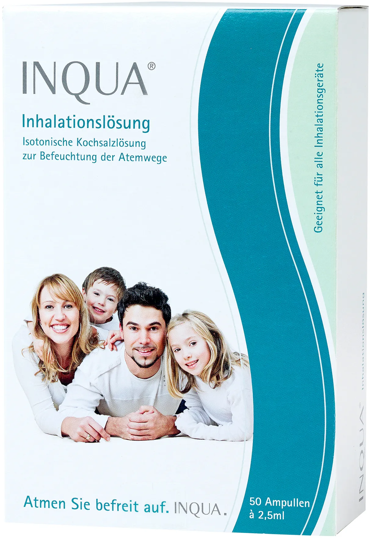 INQUA NaCl Inhalationslösung 0,9 % Isotone Salzlösung Steril 2,5 ml