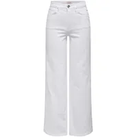 Only ONLMADISON BLUSH HW Wide DNM CRO NOOS White/White M(28)/30