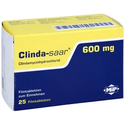 Clinda-saar 600 mg Filmtabletten 25 St