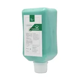 Blanc HYGIENIC Softflaschenspender 2.000 ml + 2x 2L-Vakuumflaschen Handreinigungspaste viskose, Titan Basis pH-neutral