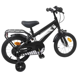 vidaXL Kinderfahrrad 16 Zoll schwarz