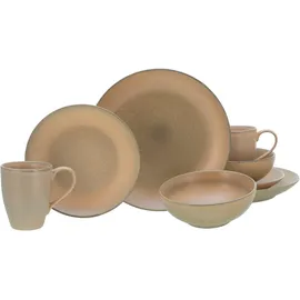 CreaTable Sierra Nevada Kombiservice 8-tlg. beige/gelb