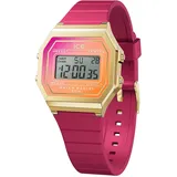 ICE-Watch - Ice Digit Retro Fuschia Sunkissed - Rosa Damenuhr mit Plastikarmband - 022719 (Small)