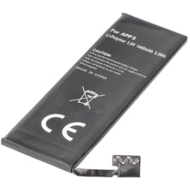 AccuCell Akku passend für Apple iPhone 5 Li-Polymer Akku 1440mAh ohne Einbauwerkzeug